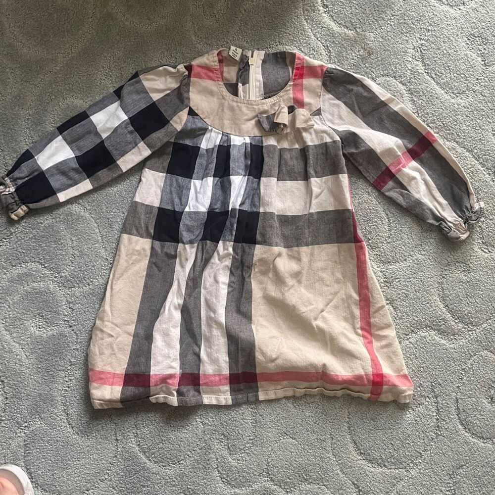 Tomodel Nova Check Toddler Girls Dress 2T-3T